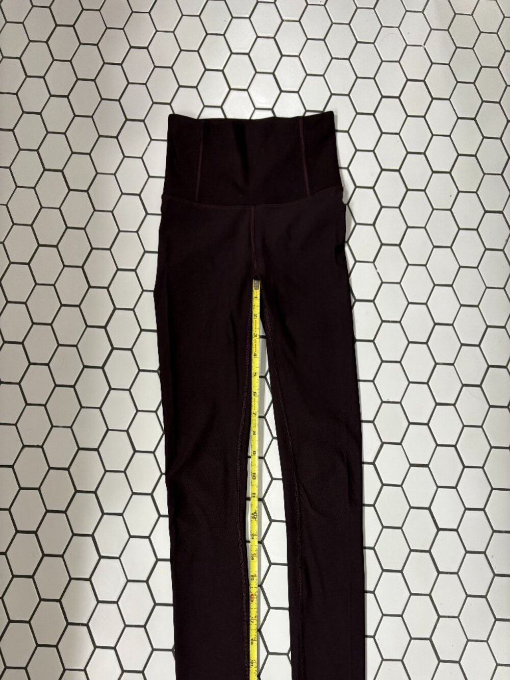 Lululemon In Focus Running Leggings Plum Shadow Women's Size 6